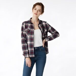 Women’s TL Sarra’ checked flannel shirt